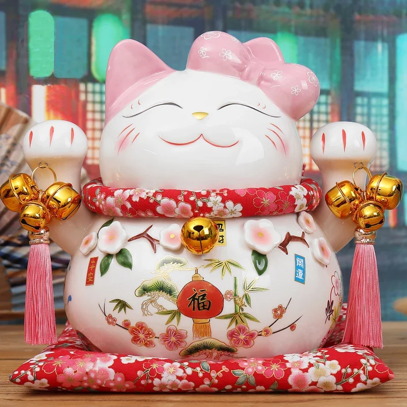 Interior Design Japan - Japanese Ceramic Maneki Neko Lucky Cat