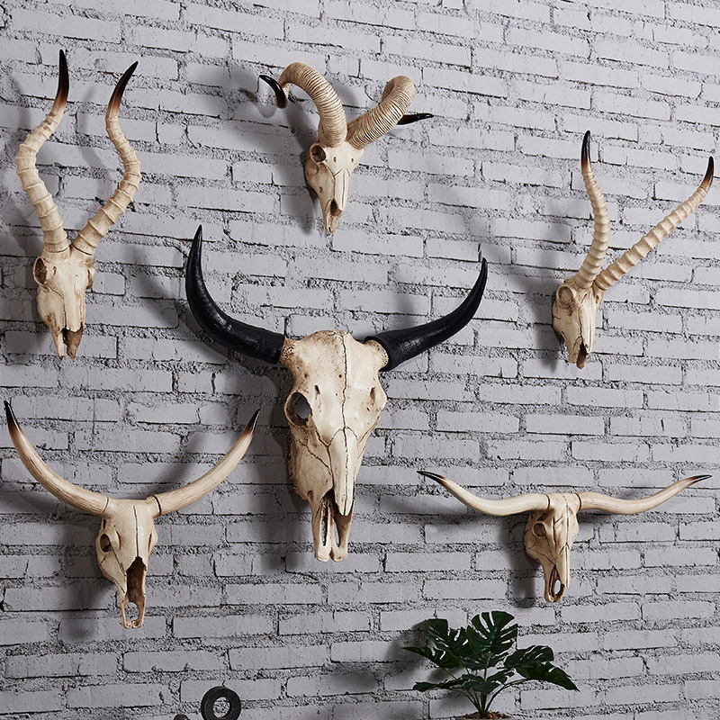 Interior Design Product - Artificial Cow Skull Sheep Skull Wall
