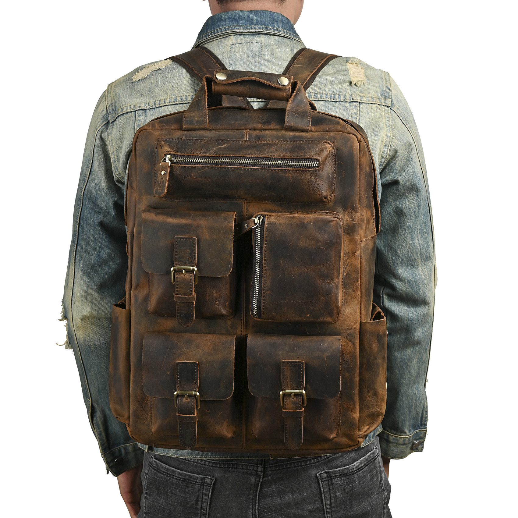 Interior Design University - Men Original Leather Fashion Travel University