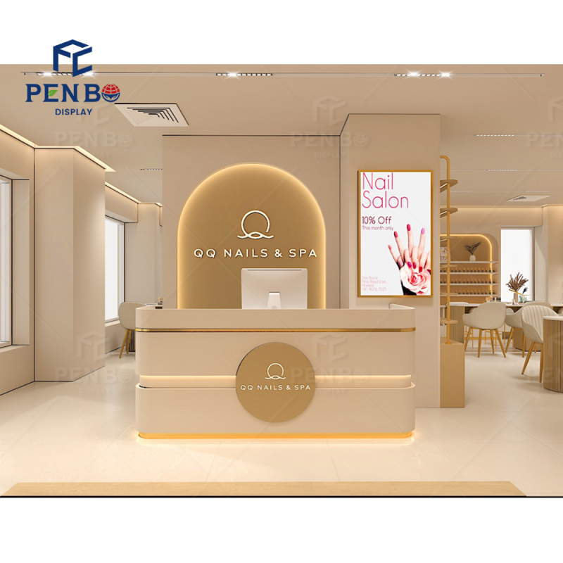 custom.Custom Simple Style Nai - Interior Design Nail Salon ulasan dan harga