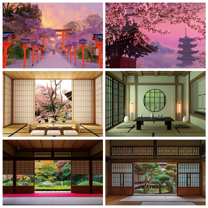 Japanese Style Backdrop Nature - Interior Design Japan ulasan dan harga