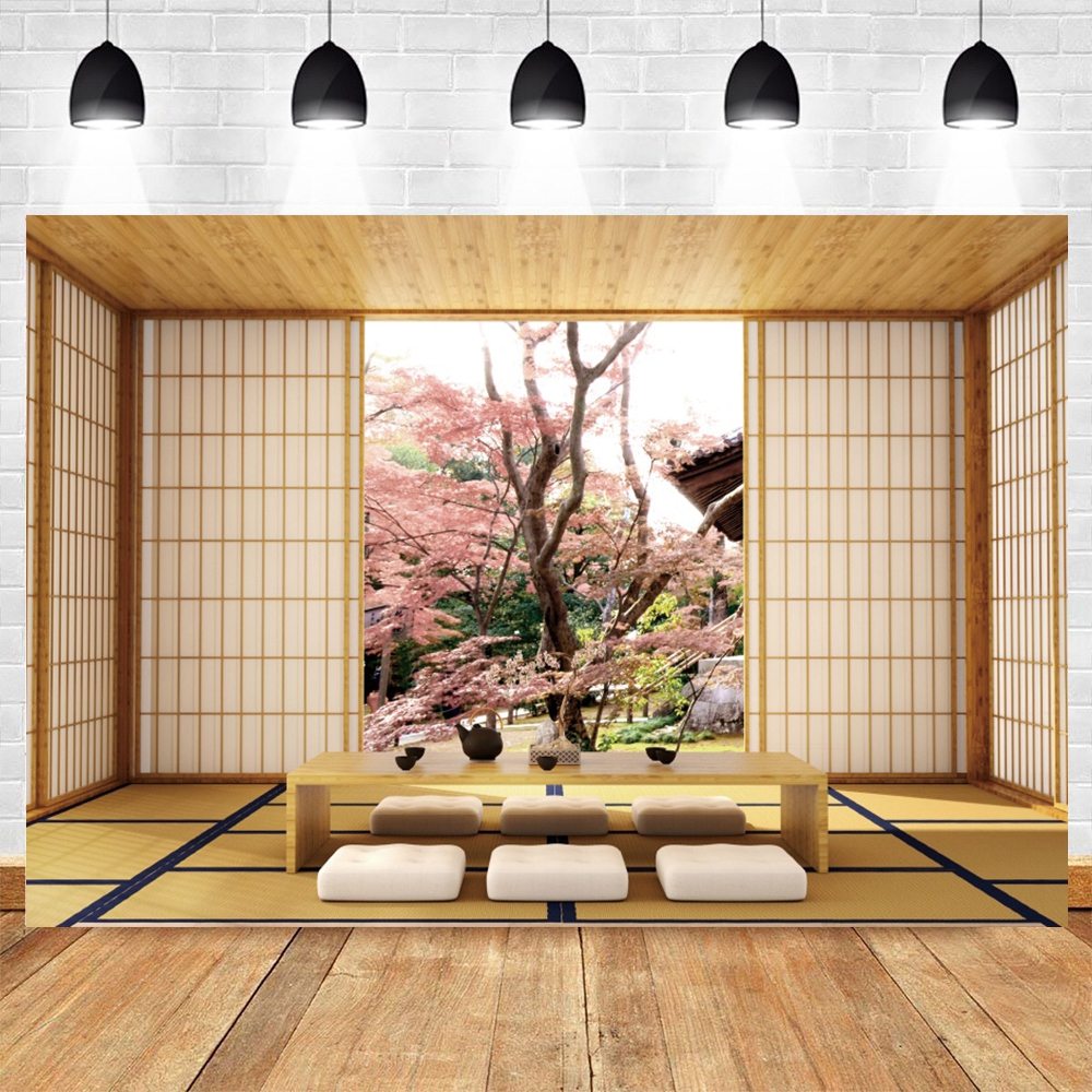 Japanese Style Backdrop Nature - Interior Design Japan ulasan dan harga