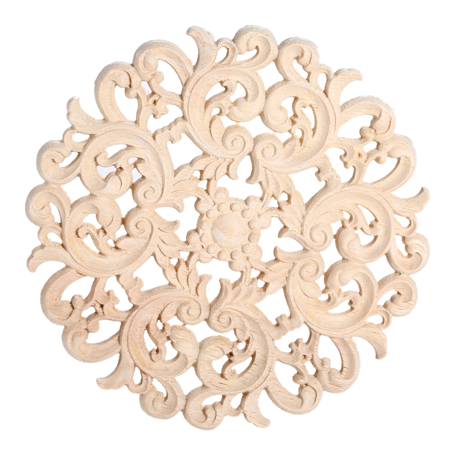 1 pc unpainted  round flower c - Interior Design Product ulasan dan harga
