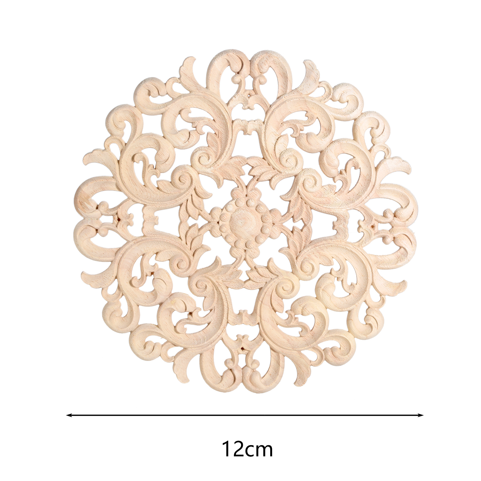 1 pc unpainted  round flower c - Interior Design Product ulasan dan harga