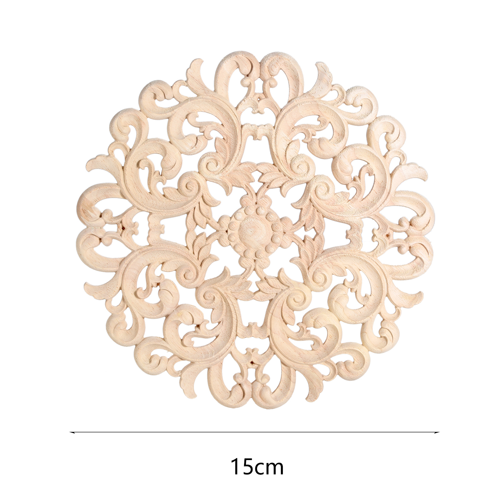 1 pc unpainted  round flower c - Interior Design Product ulasan dan harga