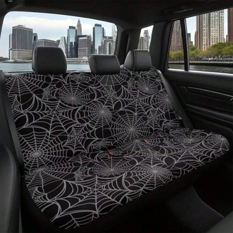 Black Spider Web Print Car Sea - Interior Design Web ulasan dan harga