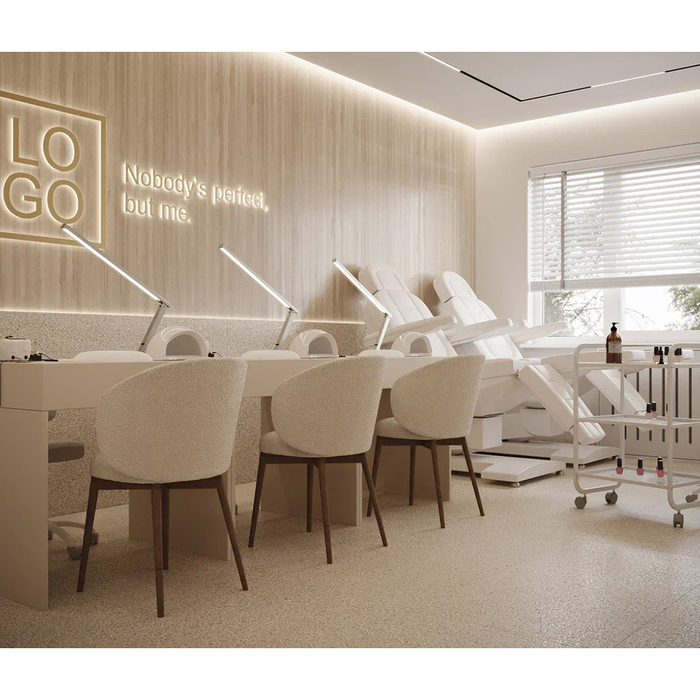 Beauty Salon Store Furniture N - Interior Design Nail Salon ulasan dan harga