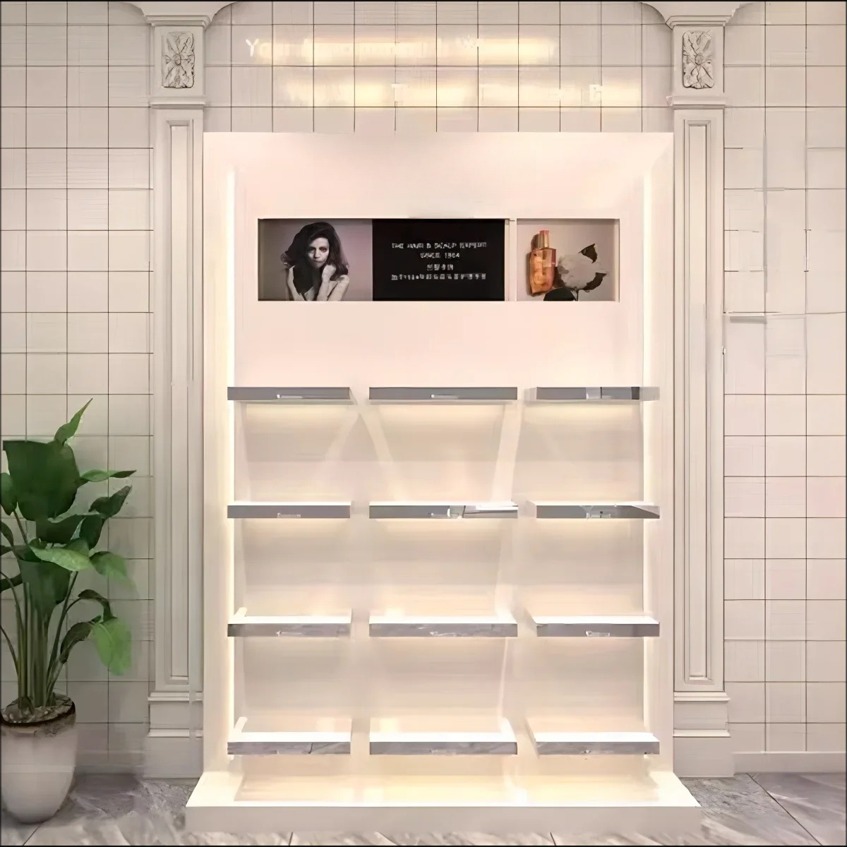 Makeup Showcase Retail Shop In - Interior Design Nail Salon ulasan dan harga