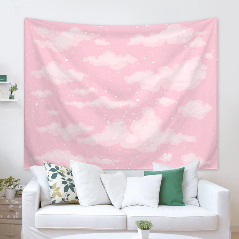 1pc Sky cloud tapestry, lovely - Interior Design Product ulasan dan harga
