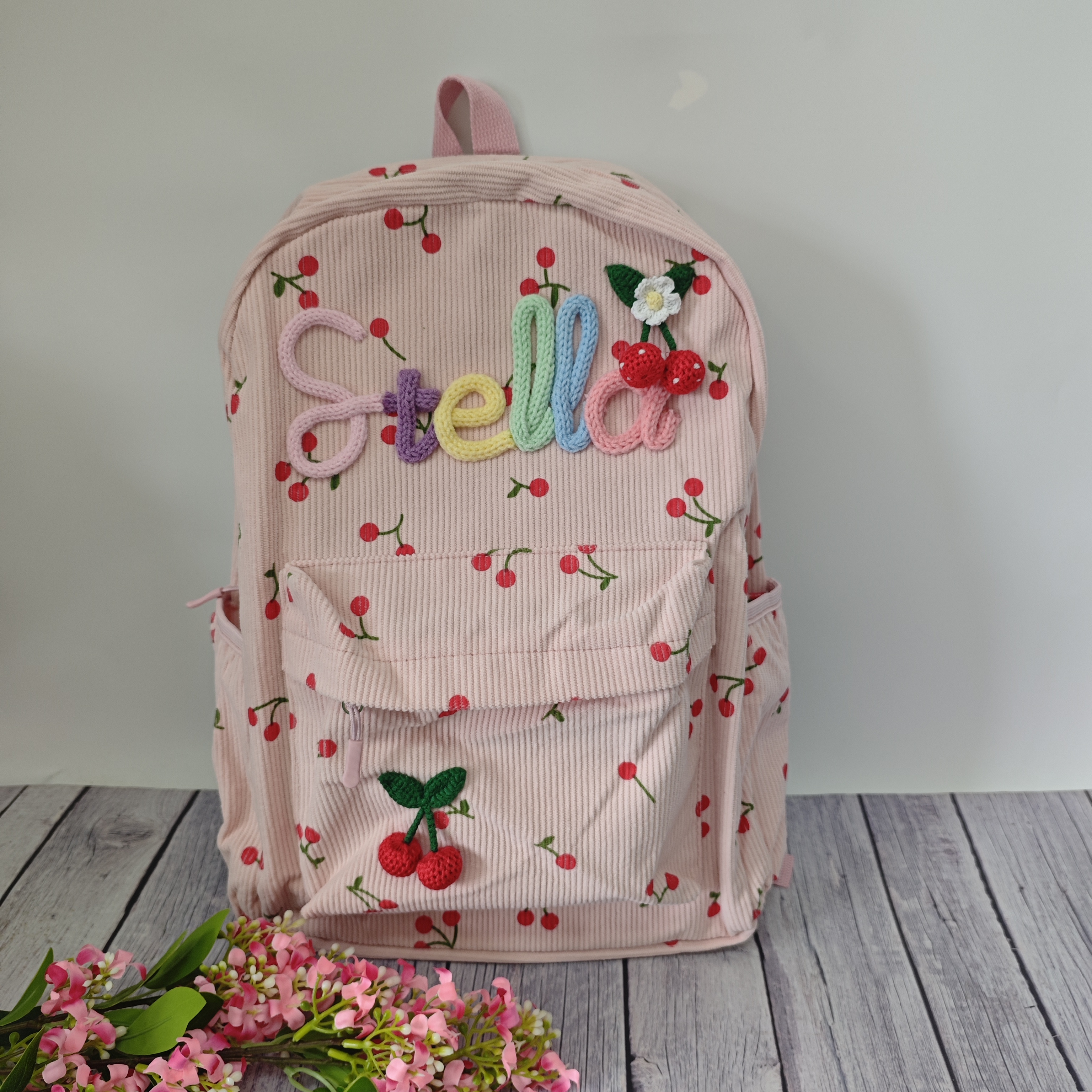 Personalized Cherry Backpacks  - Interior Design Name ulasan dan harga