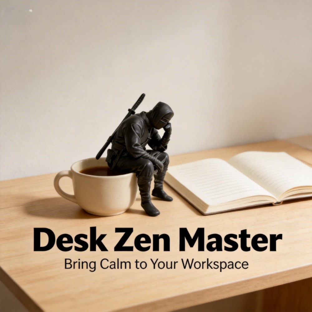 Japanese Seated Ninja Figurine - Interior Design Japan ulasan dan harga