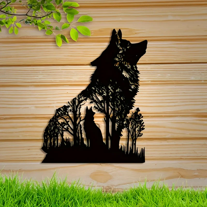 HelloYoung Wolf Decor Black Wo - Interior Design Product ulasan dan harga