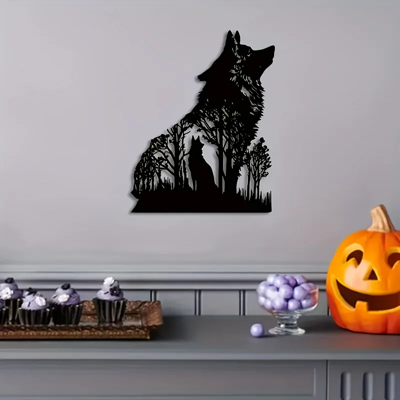 HelloYoung Wolf Decor Black Wo - Interior Design Product ulasan dan harga