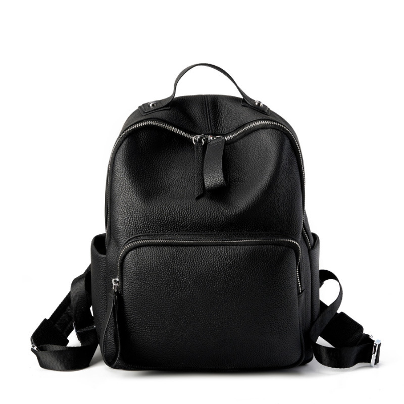 Fashion Genuine Leather Backpa - Interior Design University ulasan dan harga