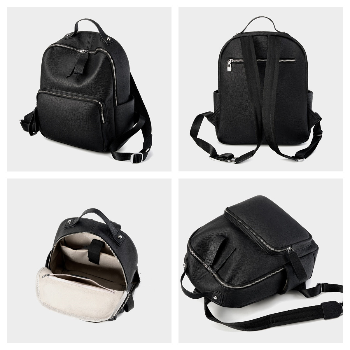 Fashion Genuine Leather Backpa - Interior Design University ulasan dan harga