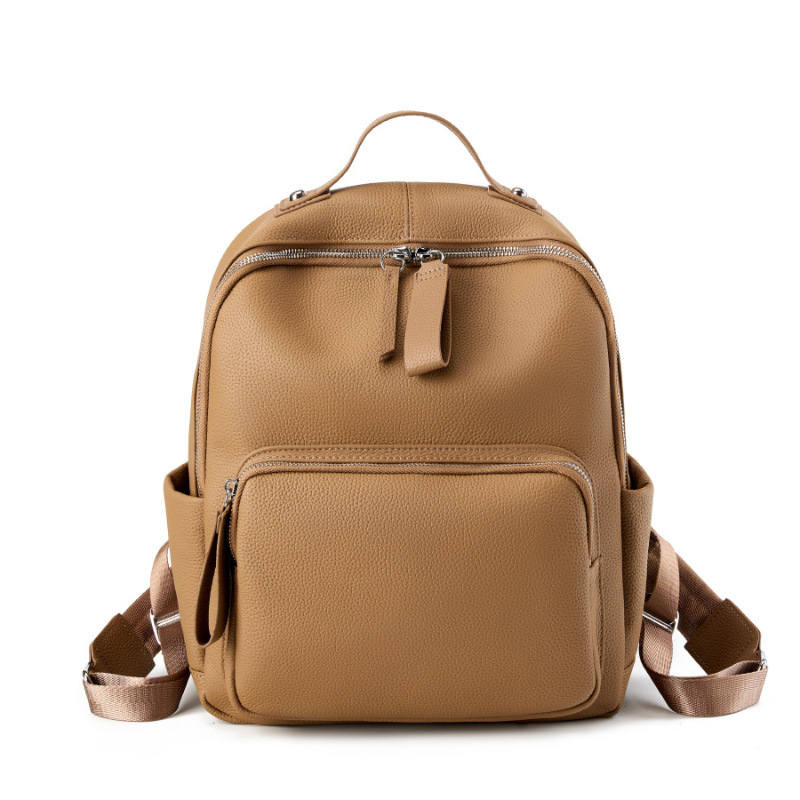 Fashion Genuine Leather Backpa - Interior Design University ulasan dan harga