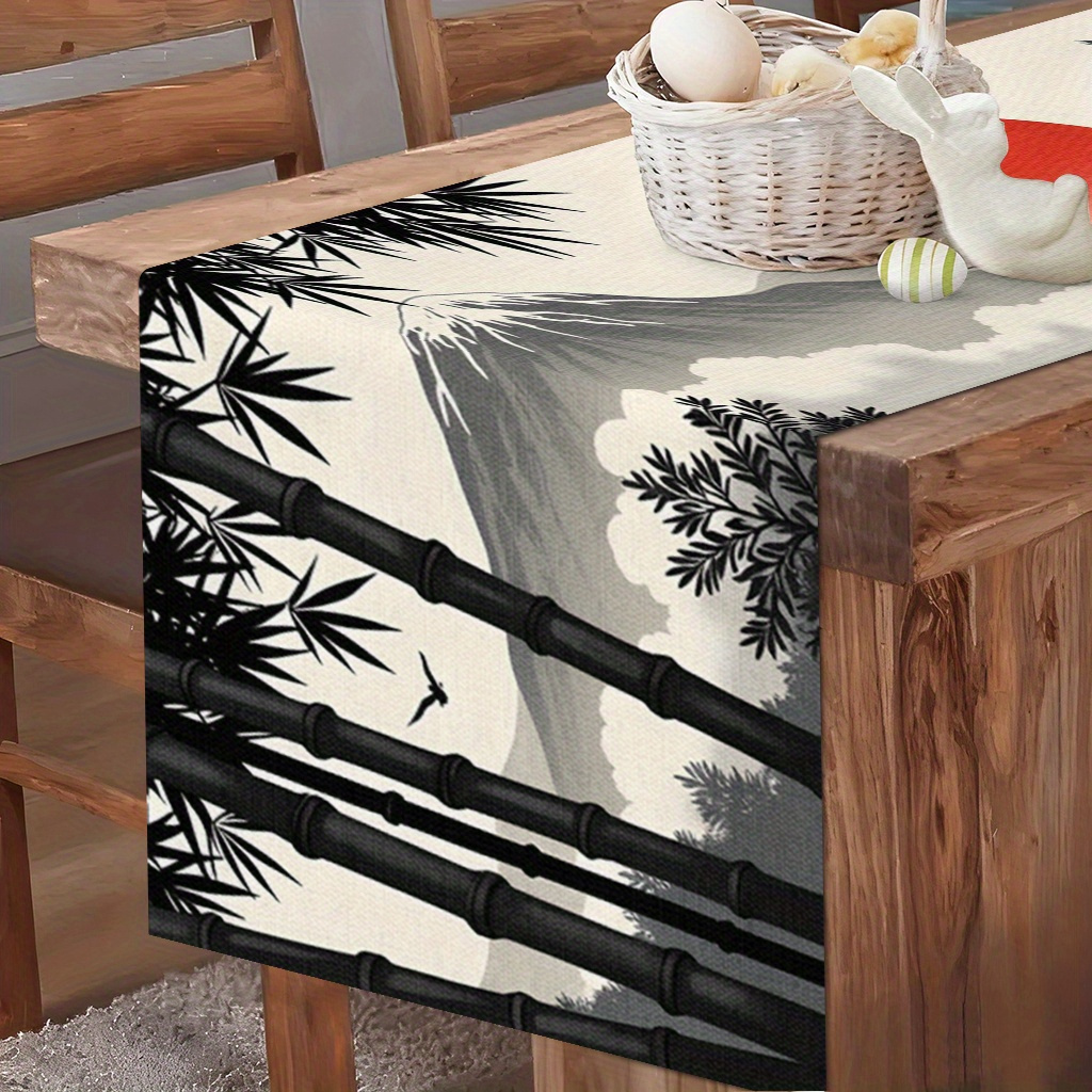 Japanese Ink Wash Landscape Ta - Interior Design Japan ulasan dan harga