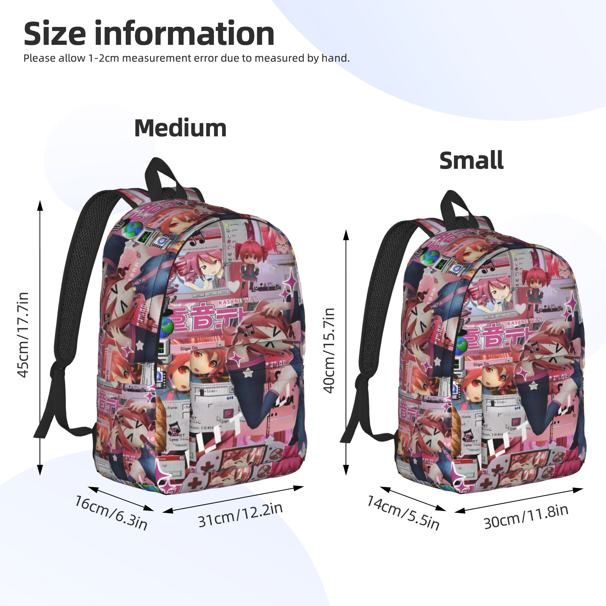 Kasane Teto Backpack Unisex  B - Interior Design University ulasan dan harga
