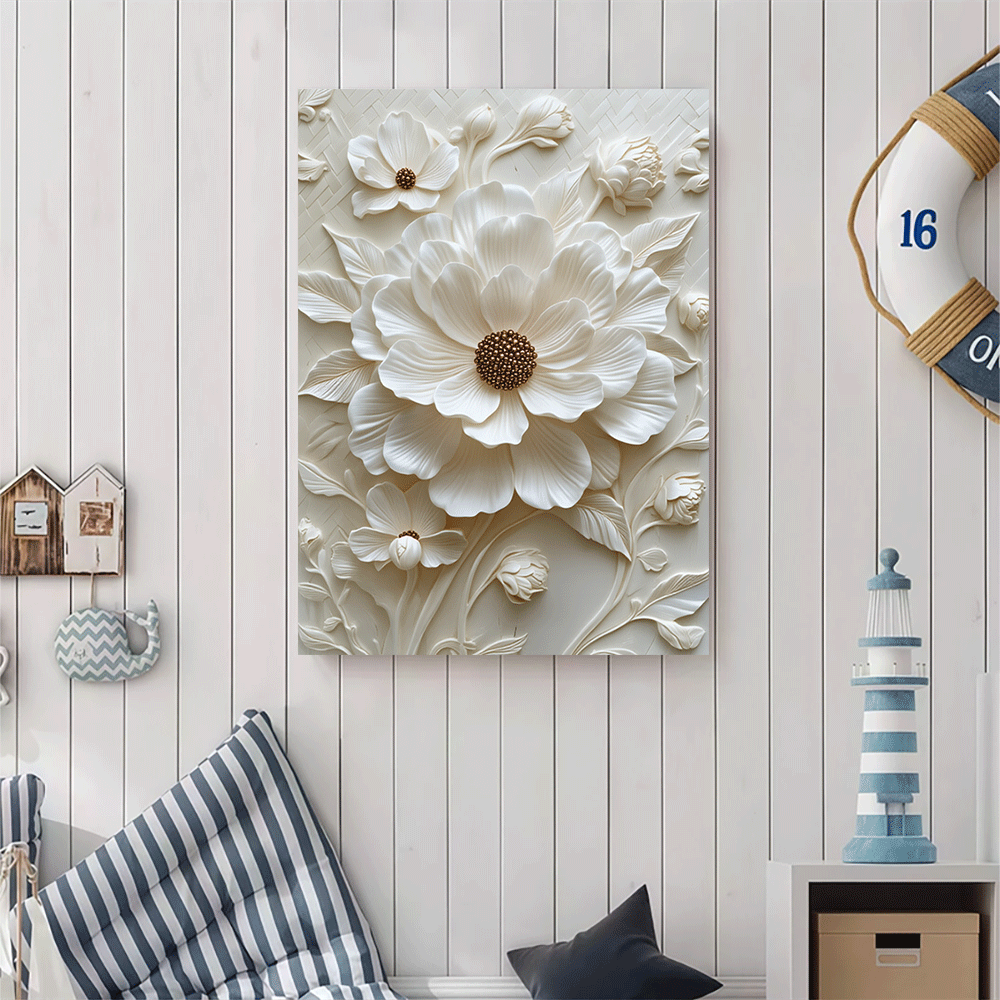 1PC-Canvas poster Unframed  Wh - Interior Design Landscape ulasan dan harga