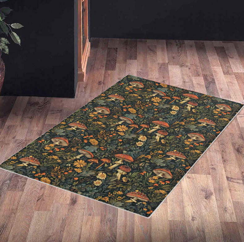 Mushroom Rug Interior Design I - Interior Design Living Room Ideas ulasan dan harga