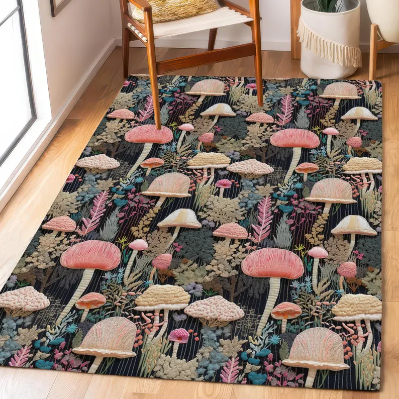 Mushroom Rug Interior Design I - Interior Design Living Room Ideas ulasan dan harga