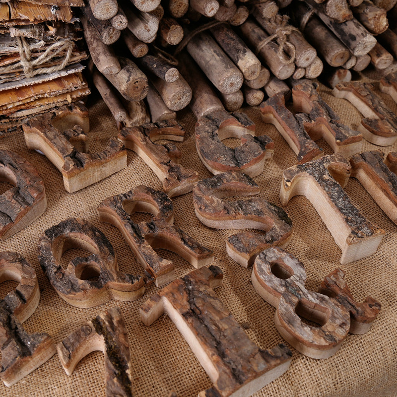 Wooden Letters Home Decor Alph - Interior Design Product ulasan dan harga