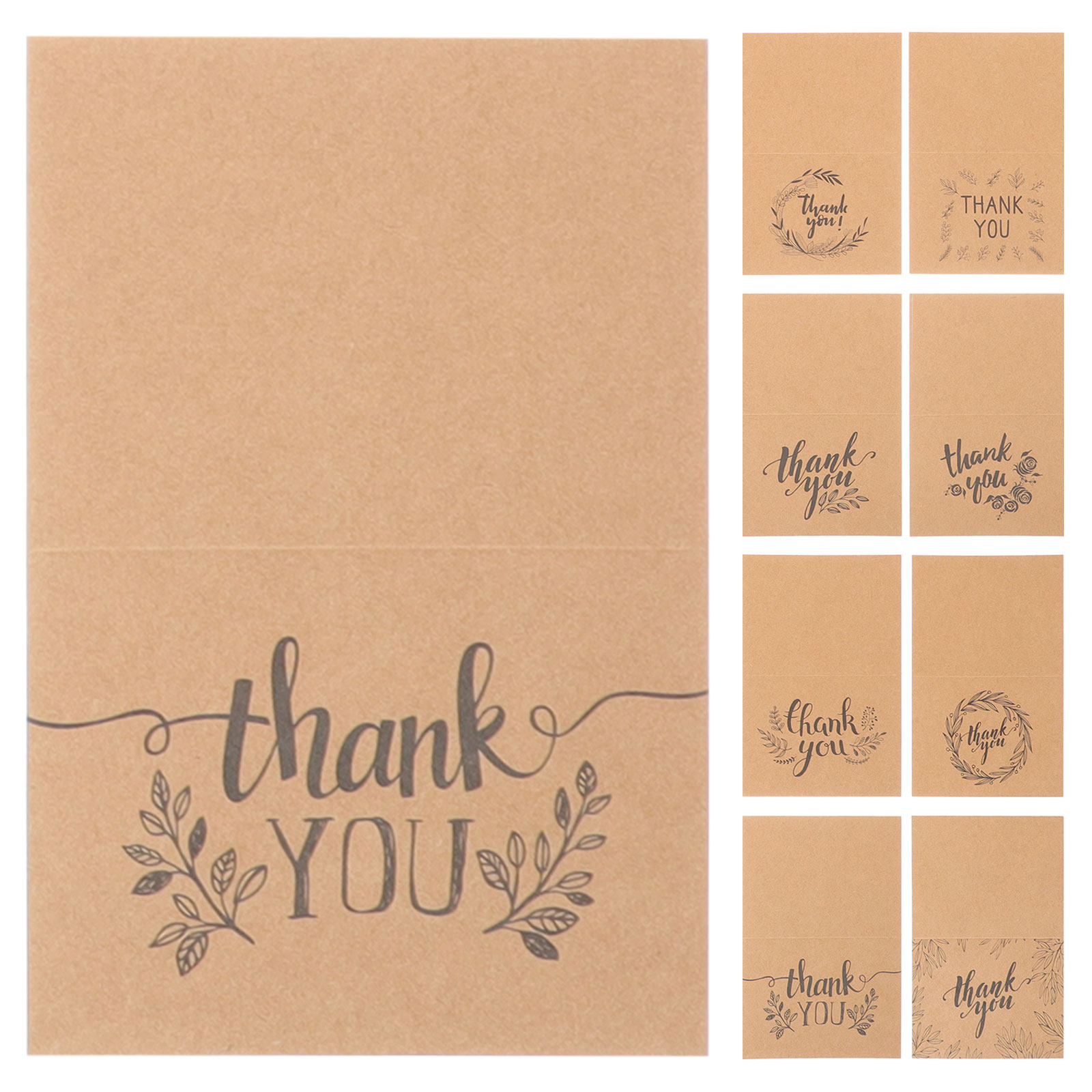 16Sets Thank You Cards Kraft P - Interior Design Online Free ulasan dan harga