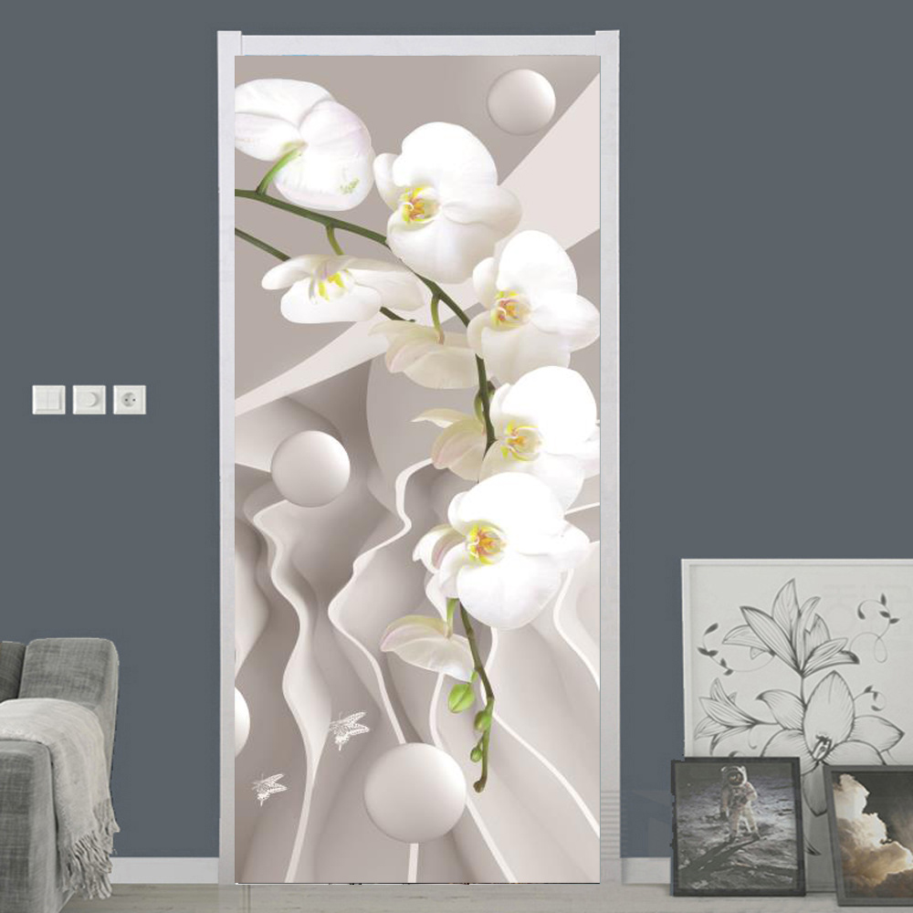 White Rose Flower Wallpaper Fo - Interior Design Product ulasan dan harga