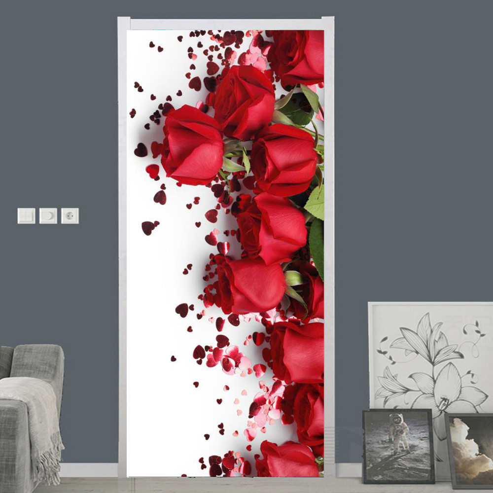 White Rose Flower Wallpaper Fo - Interior Design Product ulasan dan harga