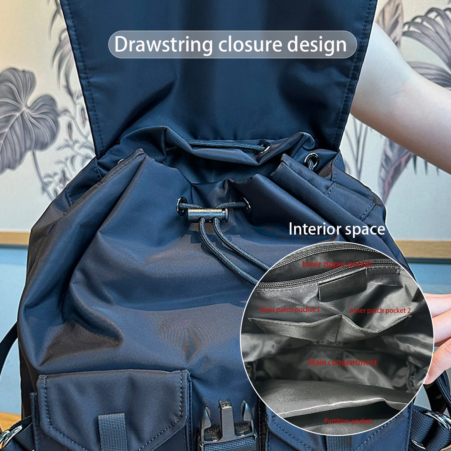 Large Capacity Solid Color Bac - Interior Design University ulasan dan harga