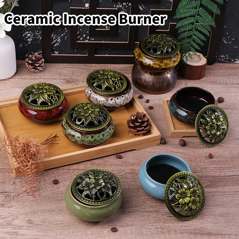 Ceramic Ice Cracking Incense B - Interior Design Japan ulasan dan harga