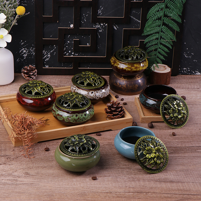 Ceramic Ice Cracking Incense B - Interior Design Japan ulasan dan harga